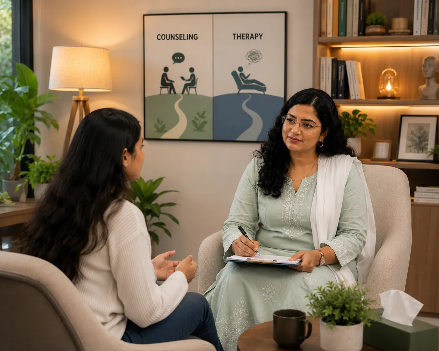 Counseling vs Therapy